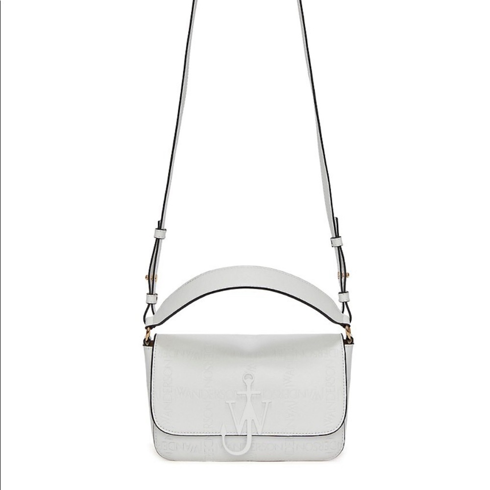 JW Anderson
Midi Anchor Monogram Leather Shoulder Bag